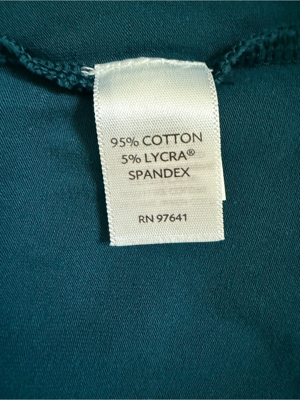 J Jill Teal Blue Green Perfect Tank Top Scoopneck Cotton Spandex Layer Large - Picture 3 of 5